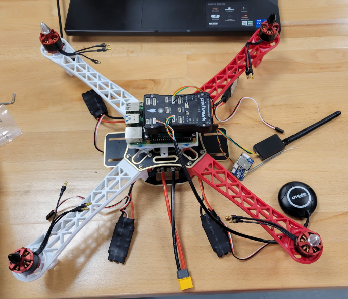 Disassembled Drone